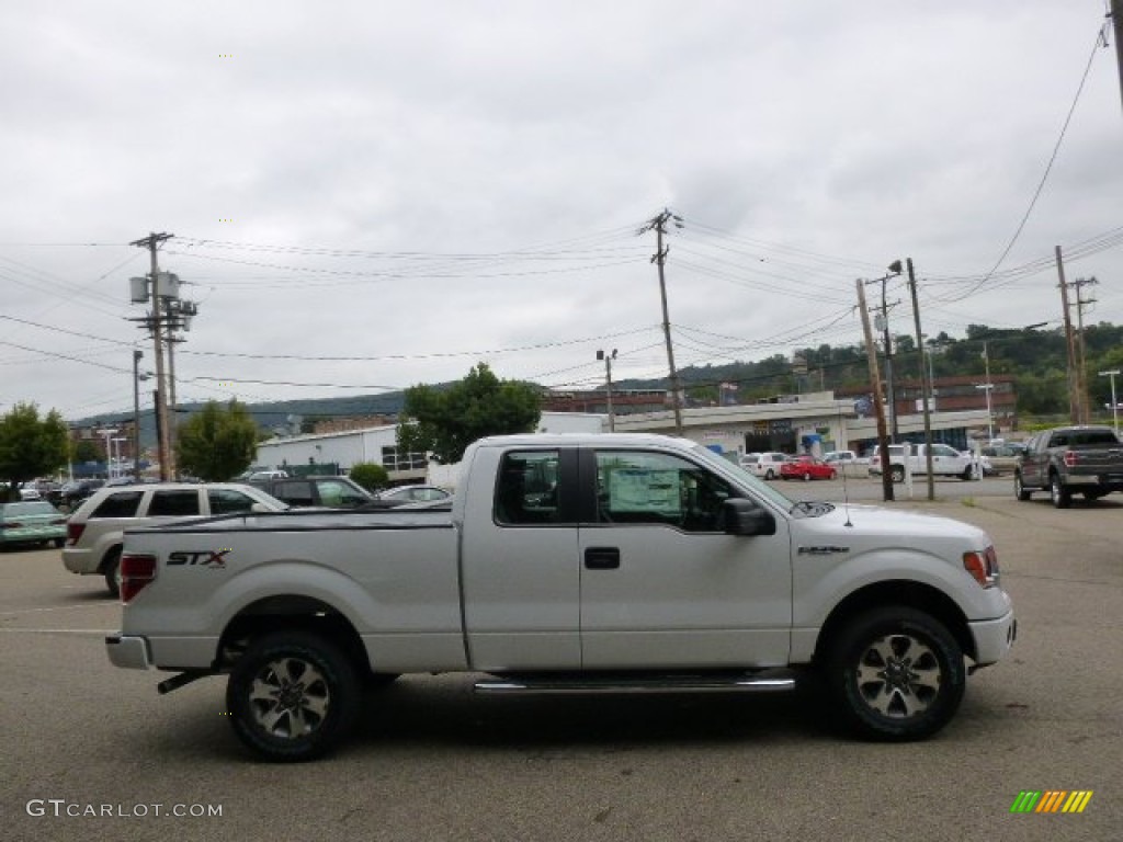 2014 F150 STX SuperCab 4x4 - Oxford White / Steel Grey photo #1