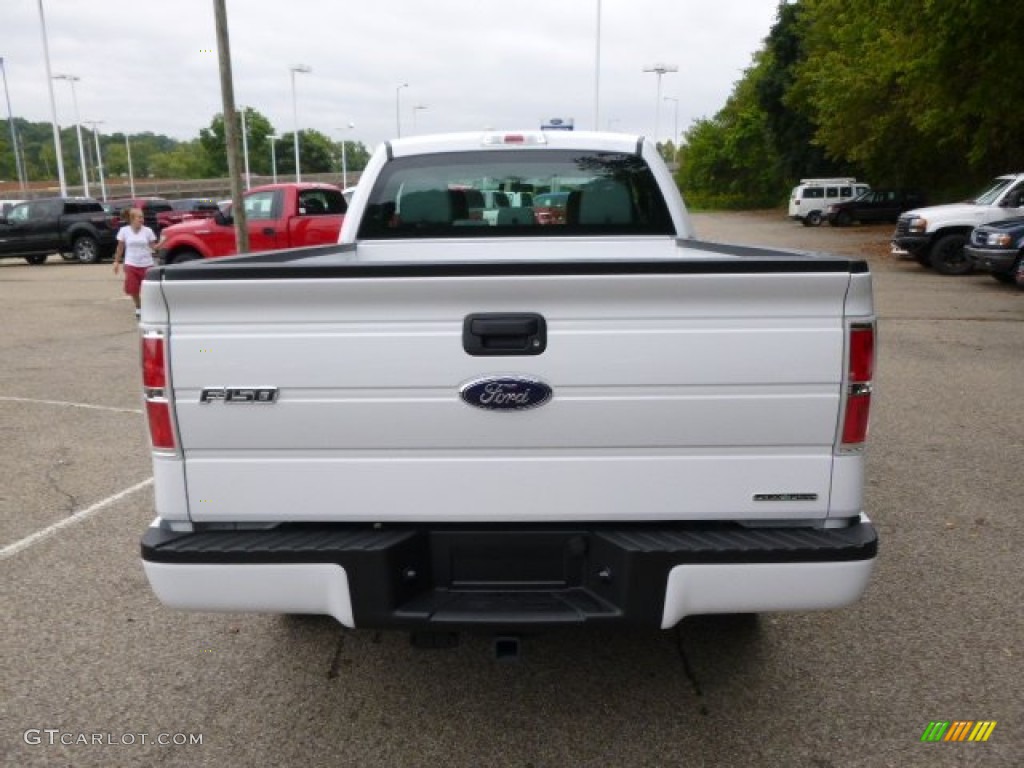 2014 F150 STX SuperCab 4x4 - Oxford White / Steel Grey photo #7