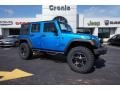 Hydro Blue Pearl - Wrangler Unlimited Sport S 4x4 Photo No. 1