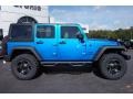 Hydro Blue Pearl - Wrangler Unlimited Sport S 4x4 Photo No. 8