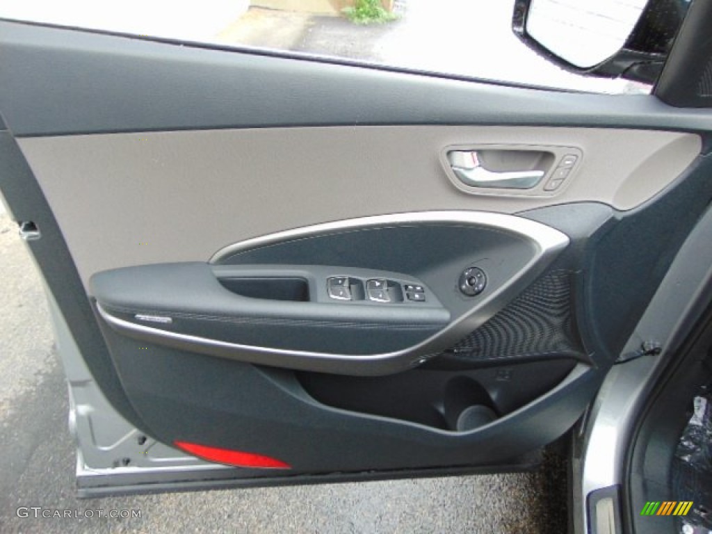 2014 Hyundai Santa Fe Limited Ultimate AWD Gray Door Panel Photo #97203487