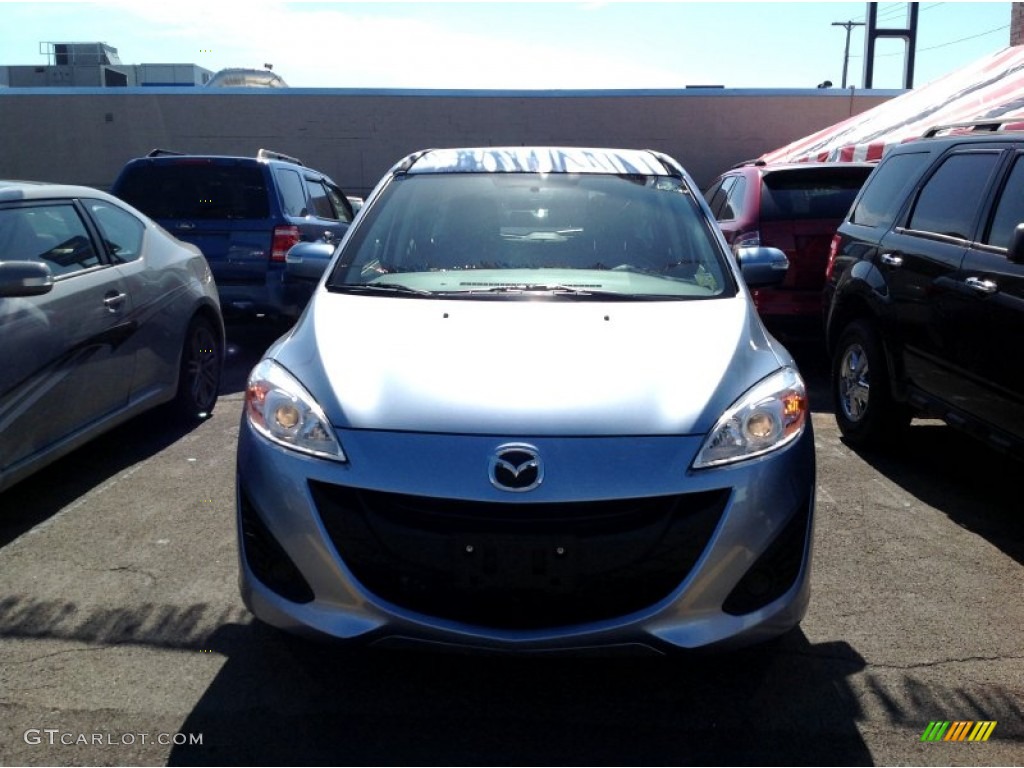 2013 MAZDA5 Sport - Clear Water Blue Mica / Black photo #2