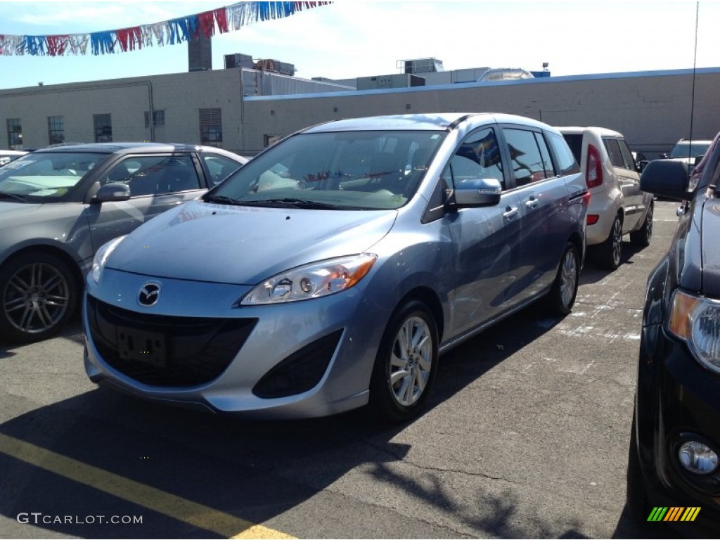 2013 MAZDA5 Sport - Clear Water Blue Mica / Black photo #3