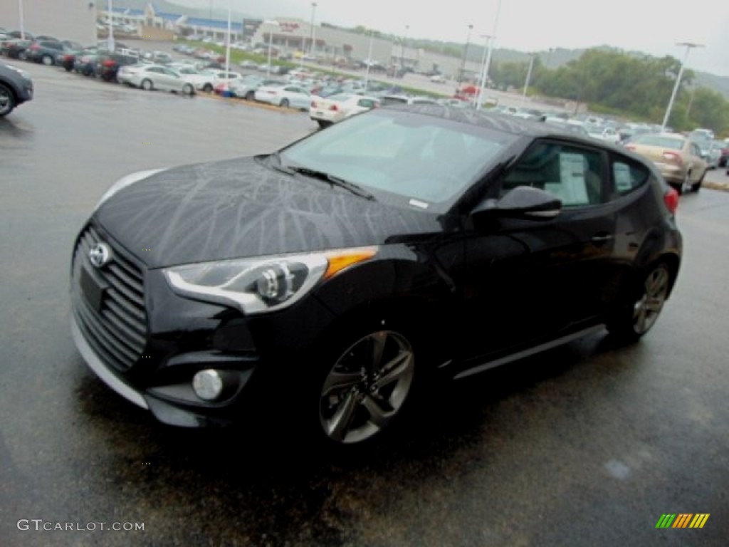 Ultra Black 2015 Hyundai Veloster Turbo Exterior Photo #97204933