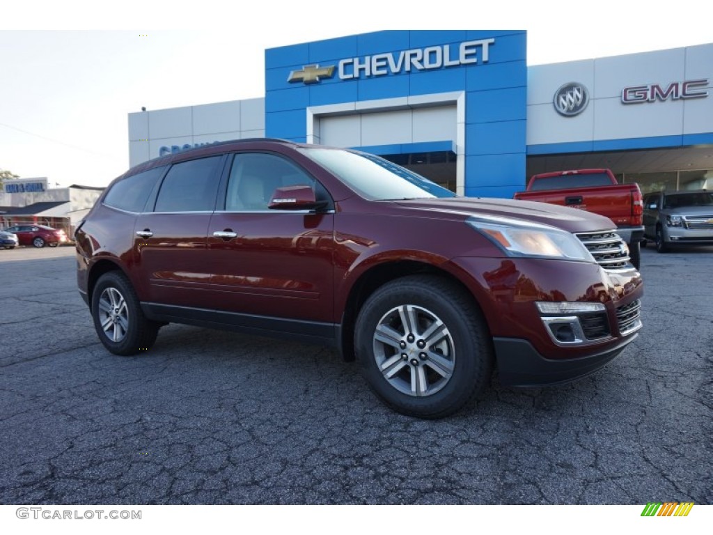 2015 Traverse LT - Siren Red Tintcoat / Dark Titanium/Light Titanium photo #1