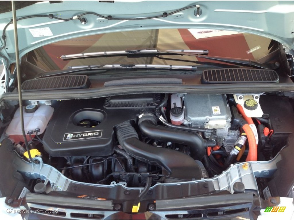 2013 C-Max Hybrid SEL - Ice Storm / Charcoal Black photo #20