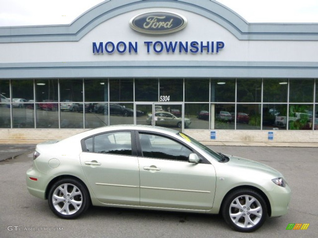 2009 MAZDA3 i Touring Sedan - Golden Sand Metallic / Black photo #1