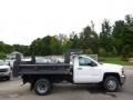 2015 Summit White Chevrolet Silverado 3500HD WT Regular Cab 4x4 Dump Truck  photo #5