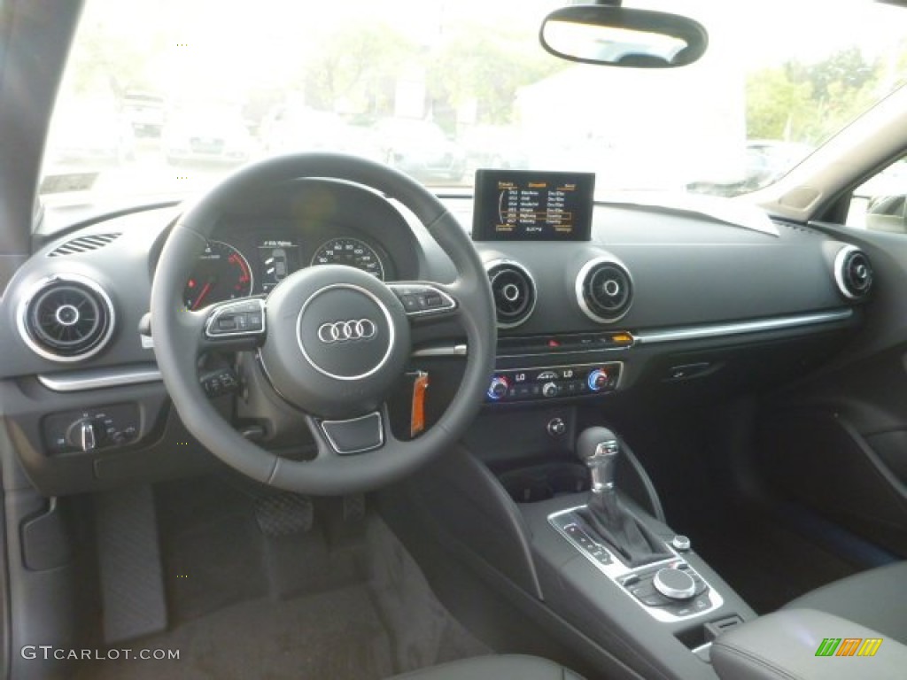 2015 Audi A3 2.0 TDI Premium Black Dashboard Photo #97207969