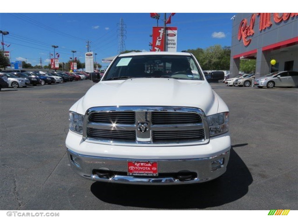 2012 Ram 1500 Big Horn Crew Cab 4x4 - Bright White / Dark Slate Gray/Medium Graystone photo #2