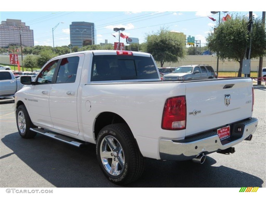 2012 Ram 1500 Big Horn Crew Cab 4x4 - Bright White / Dark Slate Gray/Medium Graystone photo #5