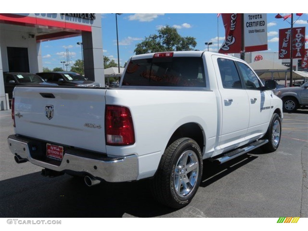 2012 Ram 1500 Big Horn Crew Cab 4x4 - Bright White / Dark Slate Gray/Medium Graystone photo #7