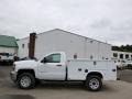 Summit White - Silverado 3500HD WT Regular Cab 4x4 Utility Photo No. 1