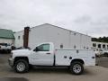 2015 Summit White Chevrolet Silverado 3500HD WT Regular Cab 4x4 Utility  photo #1