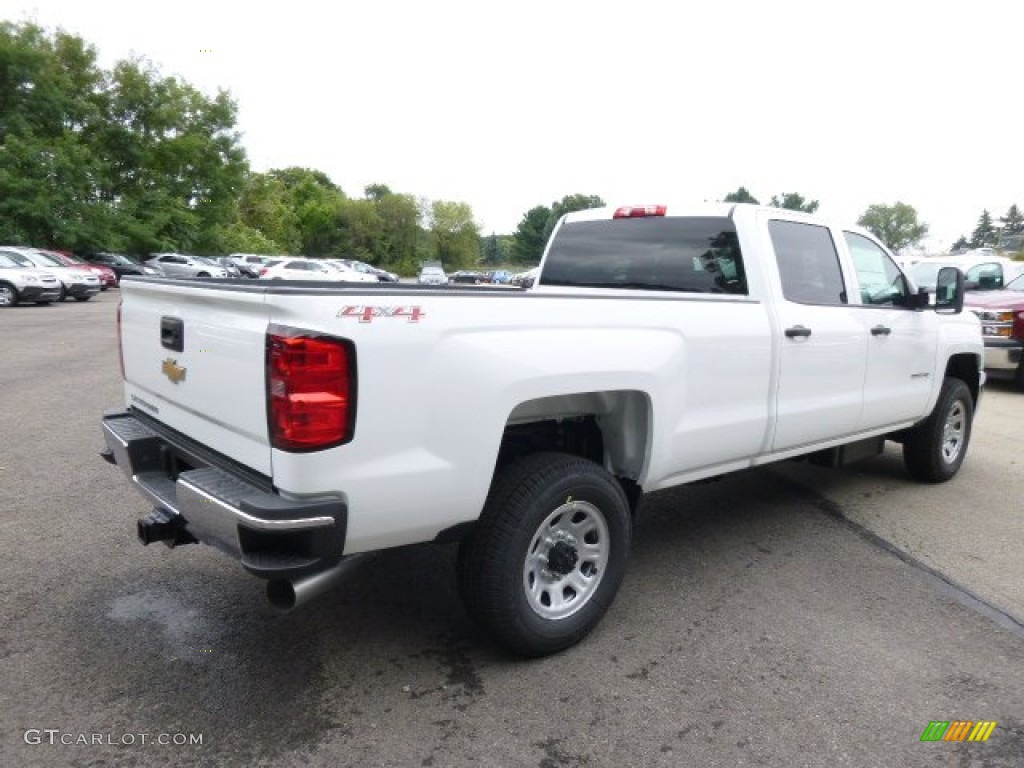 Summit White 2015 Chevrolet Silverado 3500HD WT Crew Cab 4x4 Exterior Photo #97211404