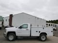Summit White 2015 Chevrolet Silverado 3500HD WT Regular Cab 4x4 Utility