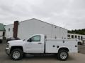 2015 Summit White Chevrolet Silverado 3500HD WT Regular Cab 4x4 Utility  photo #1