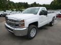 Summit White - Silverado 3500HD WT Regular Cab 4x4 Photo No. 2
