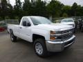 Summit White - Silverado 3500HD WT Regular Cab 4x4 Photo No. 4
