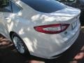 2015 White Platinum Metallic Ford Fusion Hybrid SE  photo #12