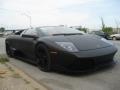 2008 Matte Black Lamborghini Murcielago LP640 Roadster  photo #3