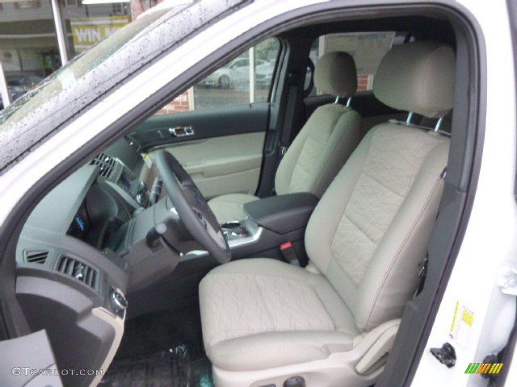2015 Explorer 4WD - Oxford White / Medium Light Stone photo #10