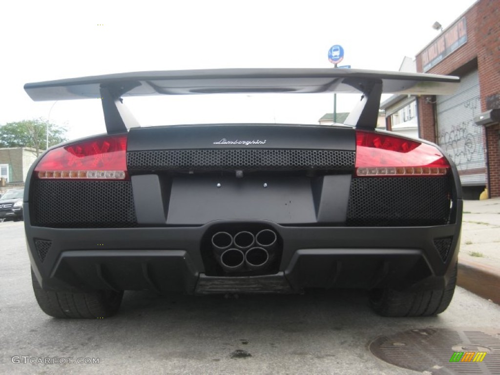 Matte Black 2008 Lamborghini Murcielago LP640 Roadster Exterior Photo #97216549