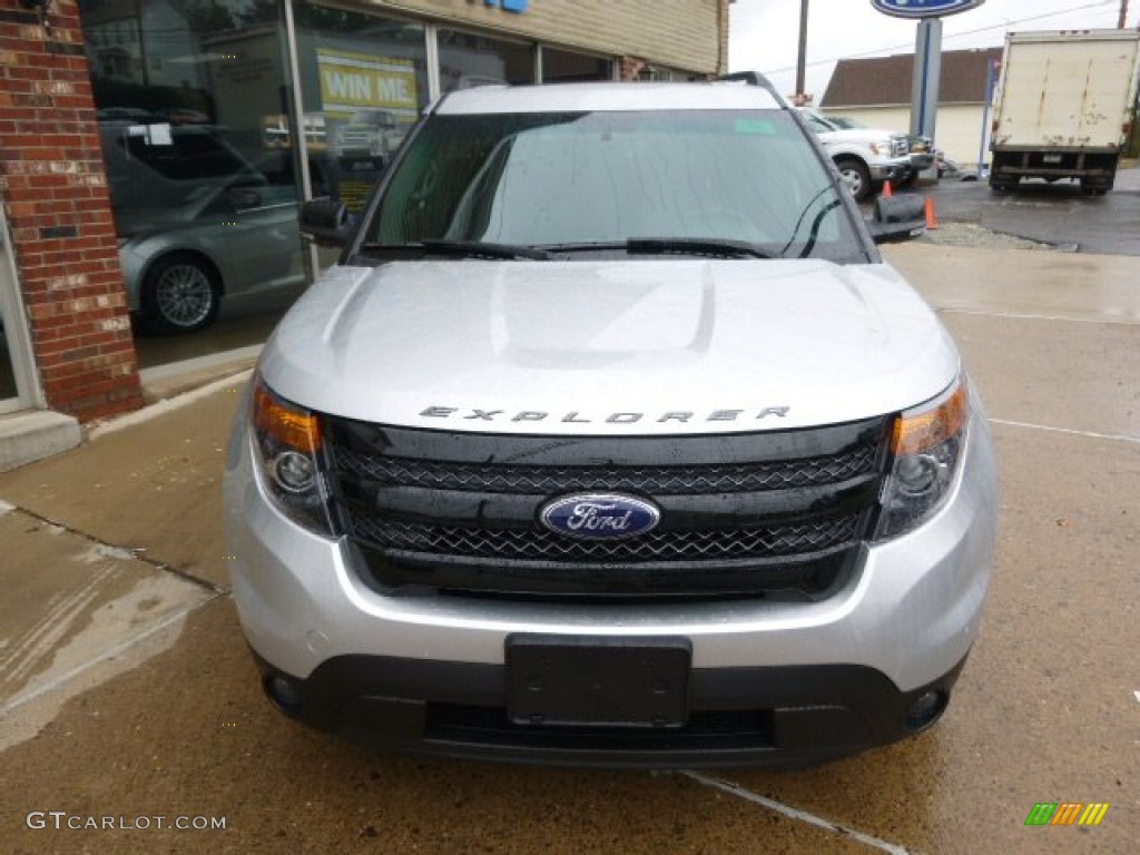2015 Explorer Sport 4WD - Ingot Silver / Sport Charcoal Black photo #2