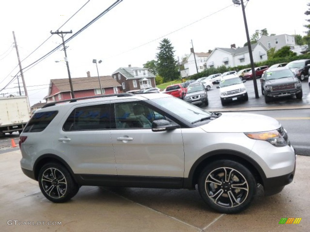 2015 Explorer Sport 4WD - Ingot Silver / Sport Charcoal Black photo #4