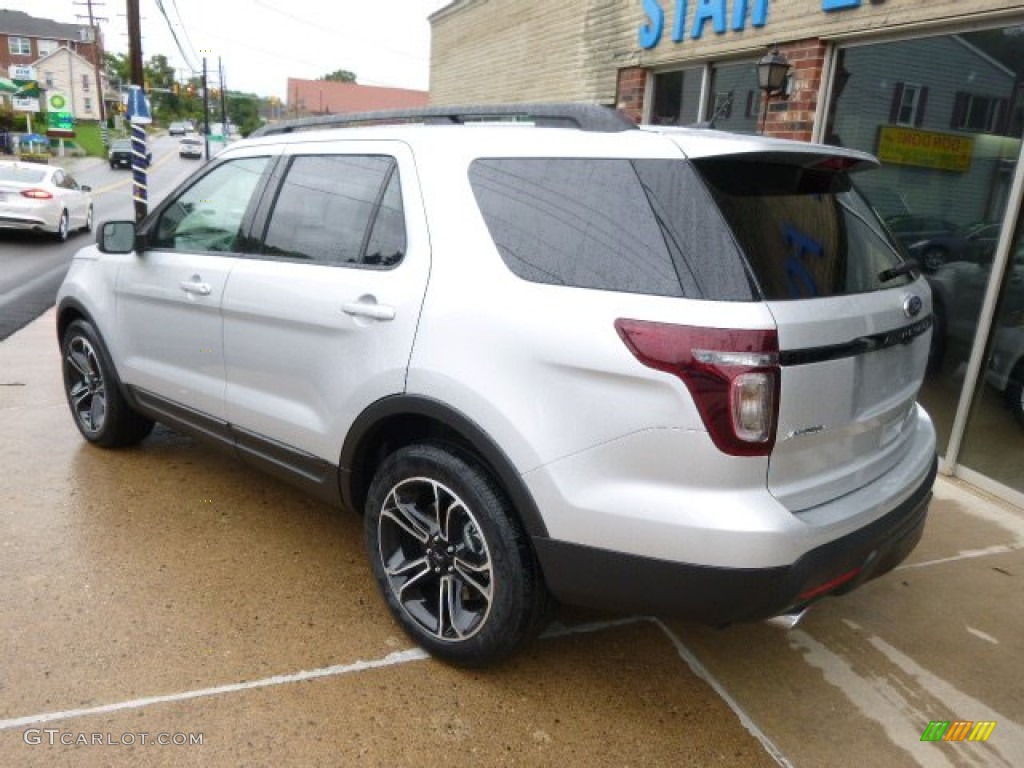 2015 Explorer Sport 4WD - Ingot Silver / Sport Charcoal Black photo #6
