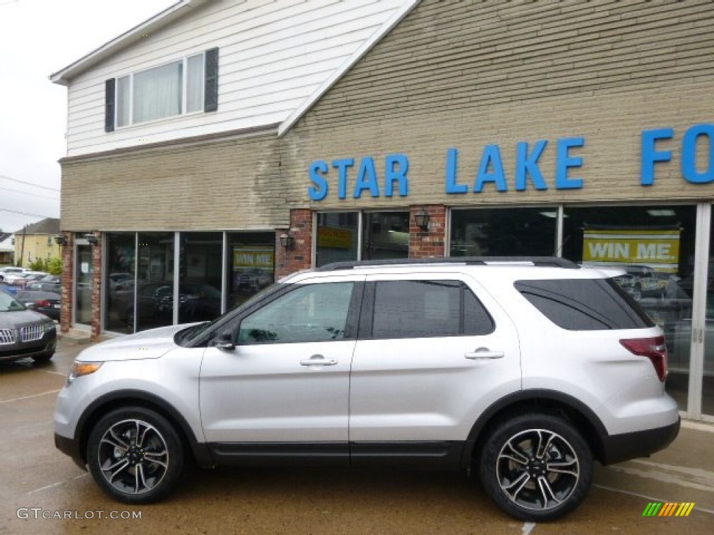 2015 Explorer Sport 4WD - Ingot Silver / Sport Charcoal Black photo #7