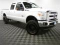 2014 Oxford White Ford F350 Super Duty Lariat Crew Cab 4x4  photo #1