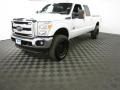 2014 Oxford White Ford F350 Super Duty Lariat Crew Cab 4x4  photo #3