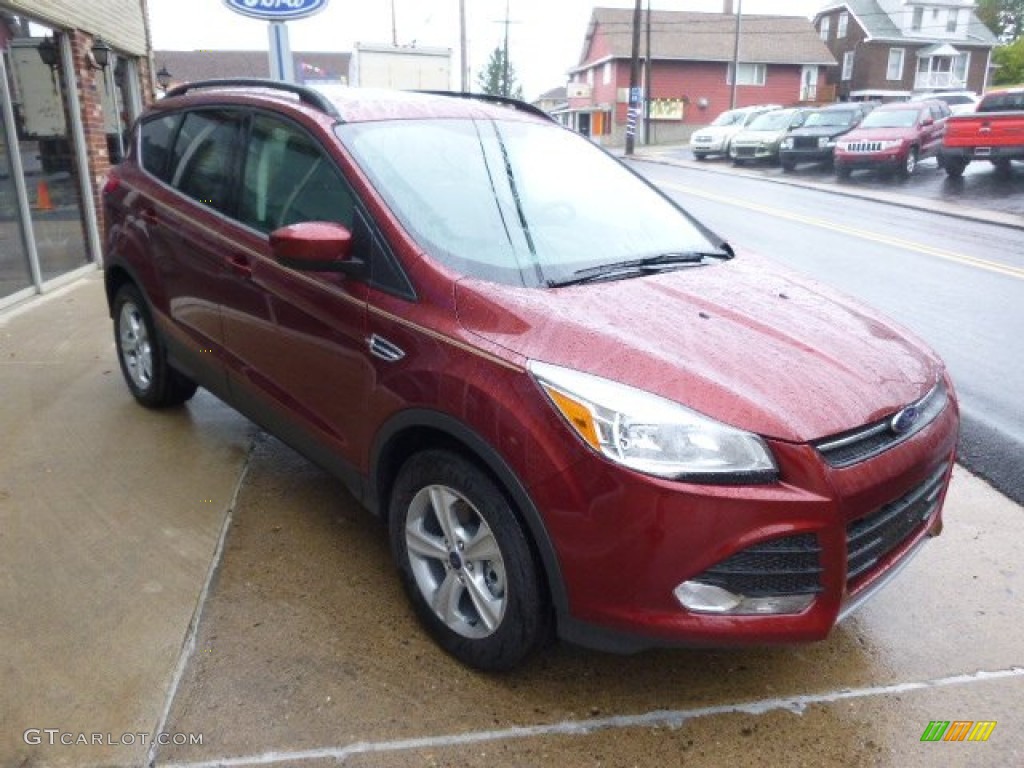 2014 Escape SE 2.0L EcoBoost 4WD - Sunset / Charcoal Black photo #3