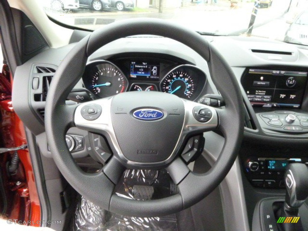 2014 Escape SE 2.0L EcoBoost 4WD - Sunset / Charcoal Black photo #18