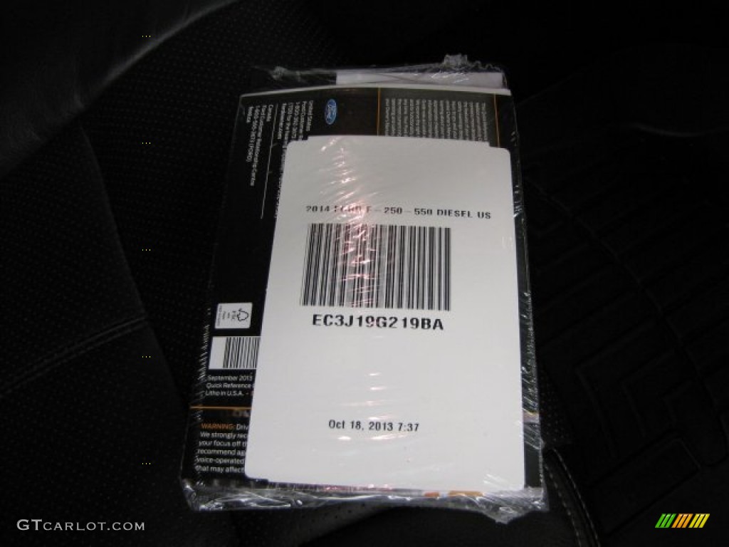 2014 F350 Super Duty Lariat Crew Cab 4x4 - Oxford White / Black photo #30