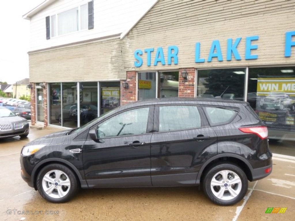 2014 Escape S - Tuxedo Black / Charcoal Black photo #7