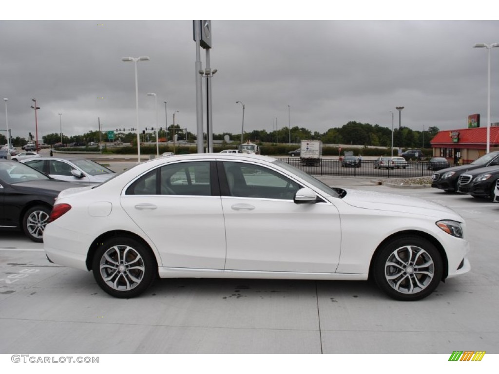Polar White 2015 Mercedes-Benz C 300 4Matic Exterior Photo #97218685