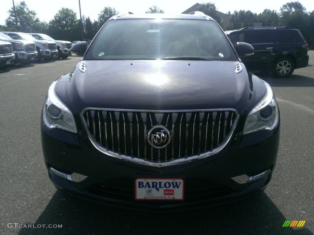 2015 Enclave Premium - Dark Sapphire Blue Metallic / Light Titanium/Dark Titanium photo #2