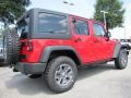 Firecracker Red 2015 Jeep Wrangler Unlimited Rubicon 4x4 Exterior