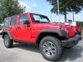 Front 3/4 View of 2015 Wrangler Unlimited Rubicon 4x4