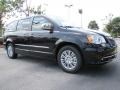 Brilliant Black Crystal Pearl 2015 Chrysler Town & Country Limited Platinum Exterior