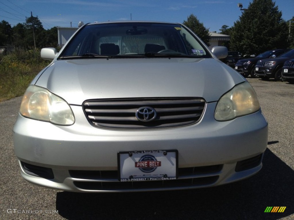 2003 Corolla LE - Lunar Mist Metallic / Light Gray photo #2