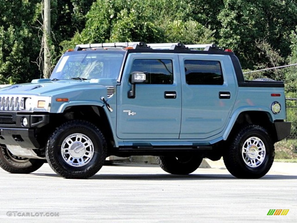 2007 H2 SUT - Glacier Blue Metallic / Ebony Black photo #5