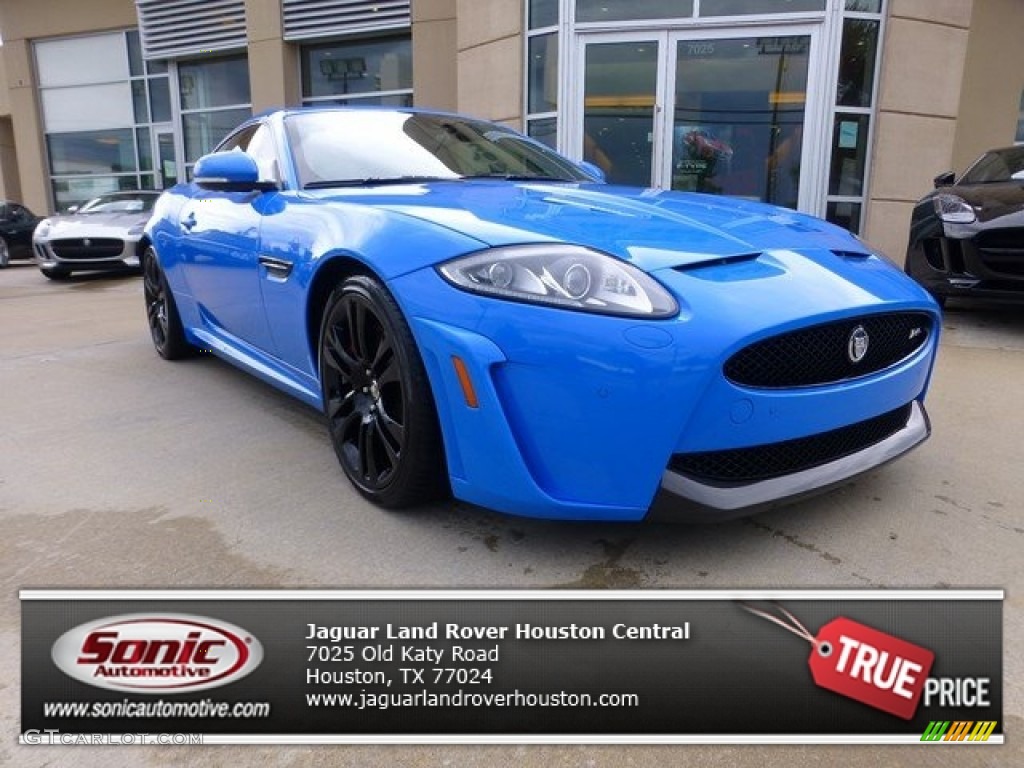2013 XK XKR-S Coupe - French Racing Blue / XKR-S Warm Charcoal/Reims Blue Contrast photo #1