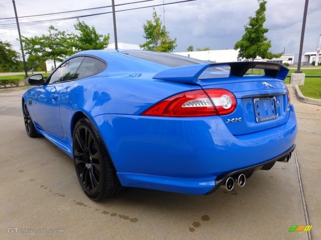 2013 XK XKR-S Coupe - French Racing Blue / XKR-S Warm Charcoal/Reims Blue Contrast photo #7