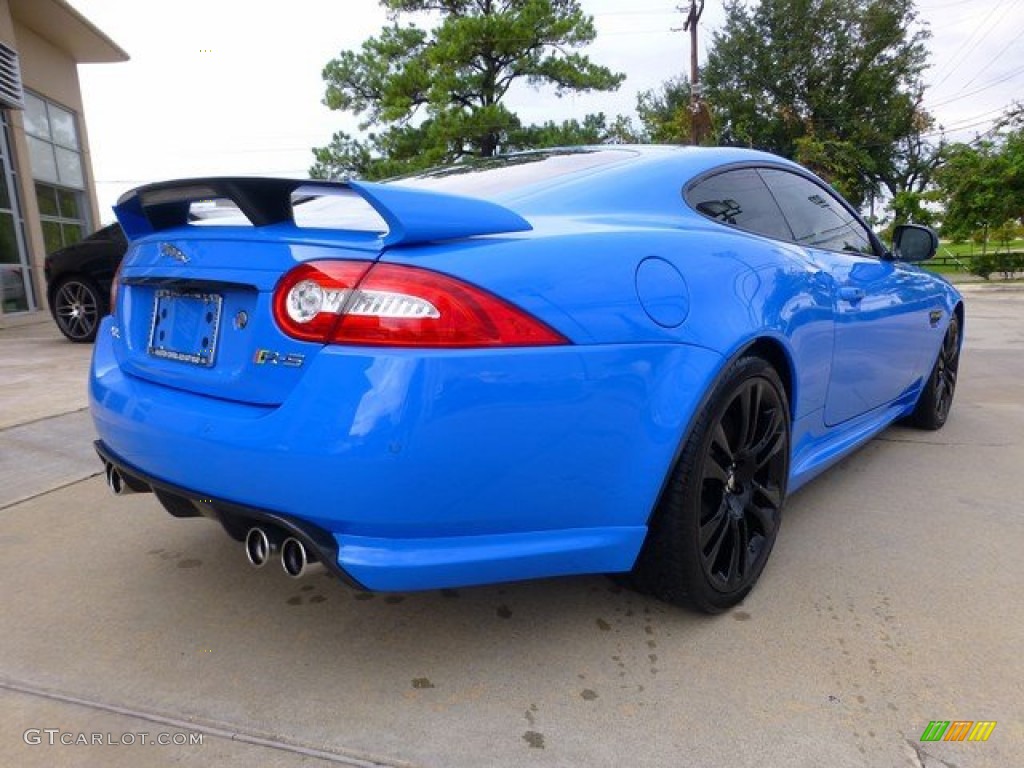 2013 XK XKR-S Coupe - French Racing Blue / XKR-S Warm Charcoal/Reims Blue Contrast photo #9