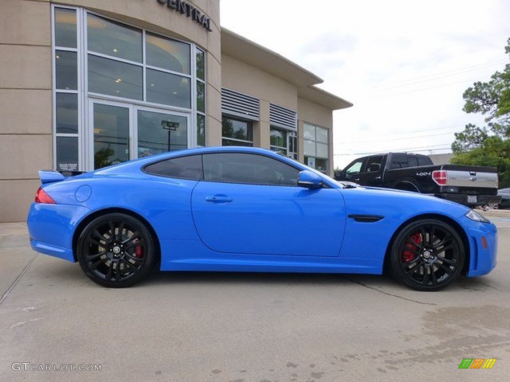 2013 XK XKR-S Coupe - French Racing Blue / XKR-S Warm Charcoal/Reims Blue Contrast photo #10