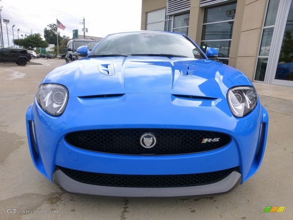 2013 XK XKR-S Coupe - French Racing Blue / XKR-S Warm Charcoal/Reims Blue Contrast photo #11