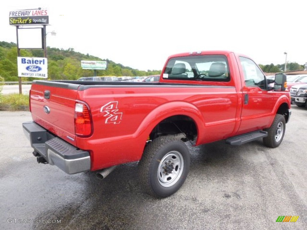 2015 F250 Super Duty XL Crew Cab 4x4 - Ruby Red / Steel photo #8